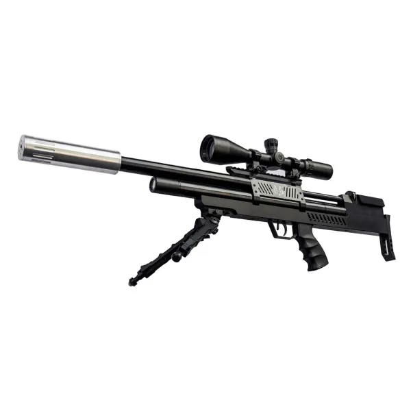 carabina PCP Hound larga táctica detalle 2