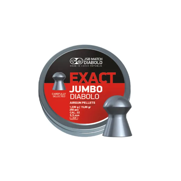 balines JSB Exact Jumbo 5,5 mm 250 pcs