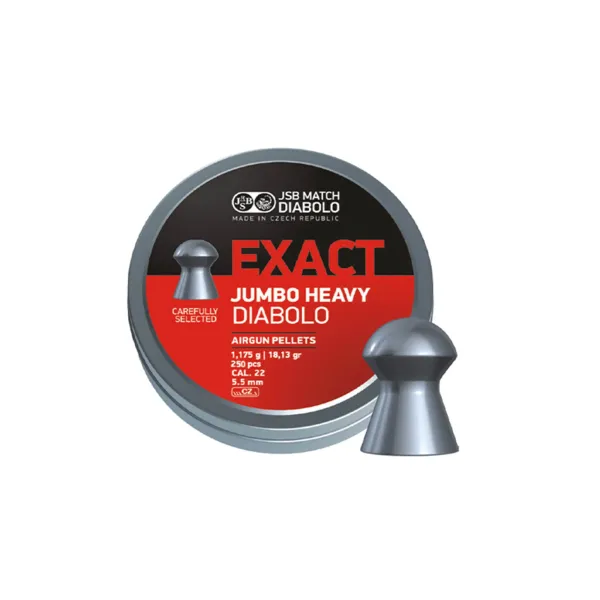 balines JSB Exact Jumbo Heavy 5,5 mm 250 pcs