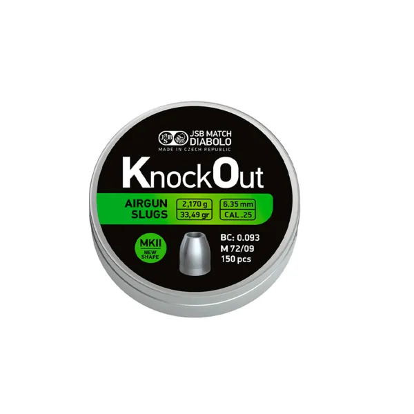 balines JSB Knockout 6,35 mm