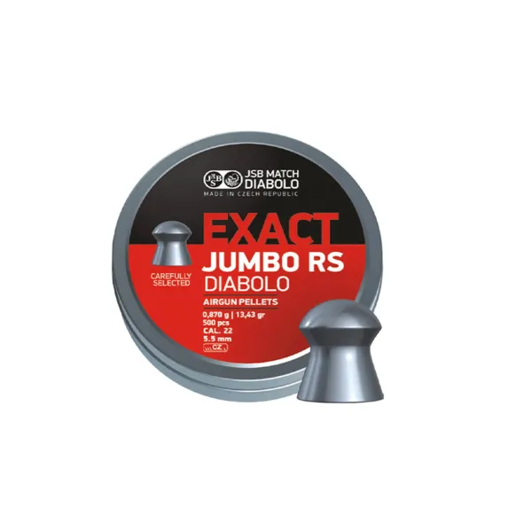 balines JSB Exact Jumbo RS 5,5 mm 500 pcs