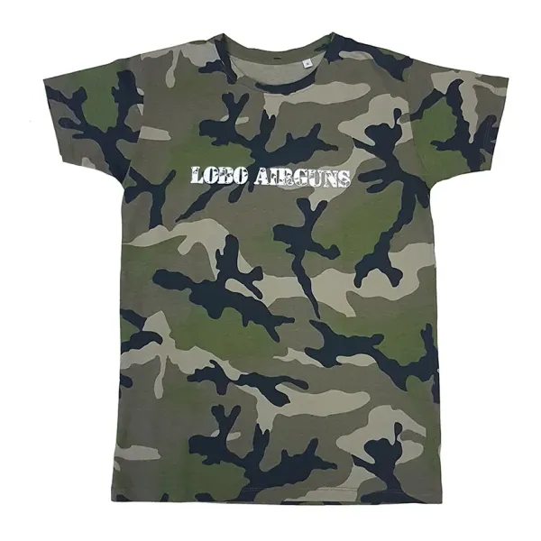 camiseta de camuflaje LOBO Airguns para hombre