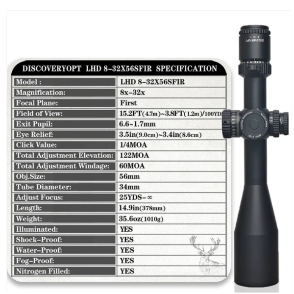 DISCOVERY LHD 8-32x56 SFIR-Z